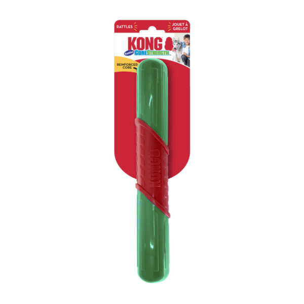 KONG Christmas Holiday CoreStrength Rattlez Stick Large