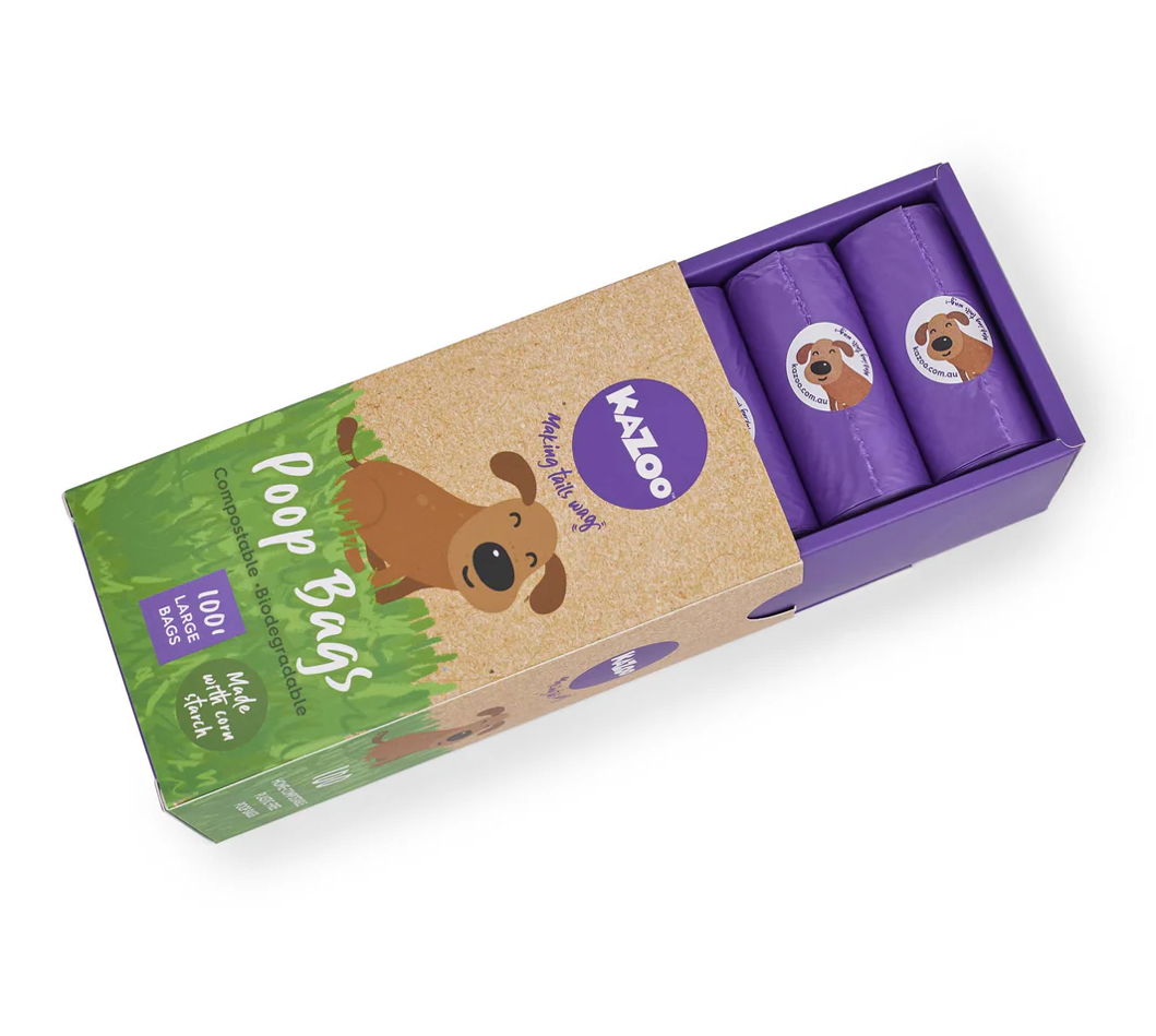 Kazoo Poop Bags Eco Friendly 100 Pack - Image 3